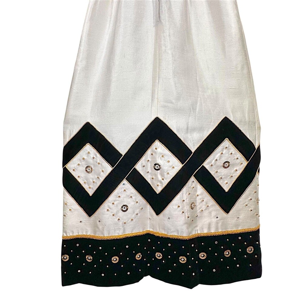 Vintage Kent Originals Ltd. Hollywood Regency Dress Hong Kong - Picture 15 of 16